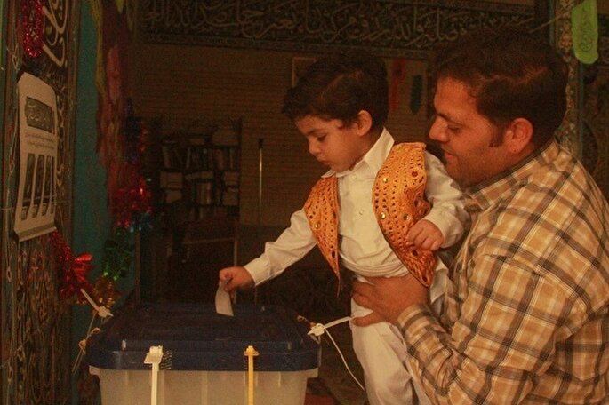 حضور پرشور مردم سیستان‌وبلوچستان در مرحله دوم انتخابات