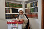 حضور آیت‌الله مظاهری در مرحله دوم چهاردهمین دوره انتخابات ریاست‌ جمهوری