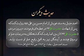 استوری موشن | درجات علمی امیرالمؤمنین(ع) در کلام امام حسن(ع)