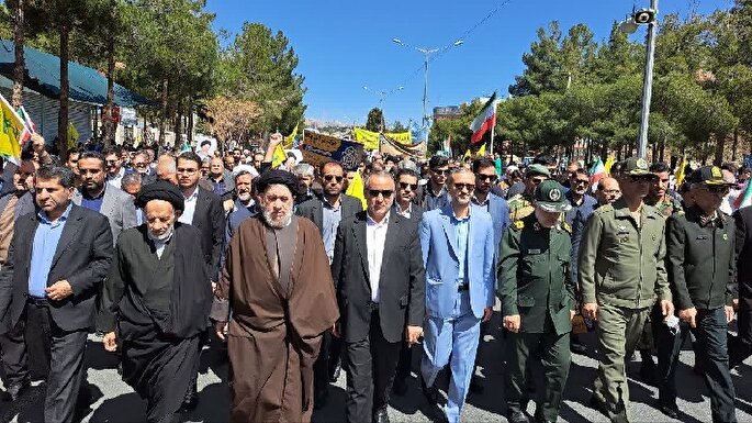 ملت ایران بار دیگر عزم راسخ خود در حمایت از فلسطین را نشان دادند