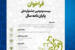 فراخوان بیست‌ودومین جشنواره ملی پایان‌نامه سال منتشر شد