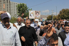 راهپیمایی نمازگزاران زنجانی علیه جنایات آل سعود