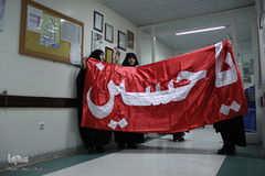 عیادت مجمع شیرخوارگان حسینی از کودکان بیمار