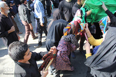 دسته بزرگ عزاداری حسینیه اعظم زنجان در روز تاسوعا