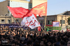 دسته بزرگ عزاداری حسینیه اعظم زنجان در روز تاسوعا