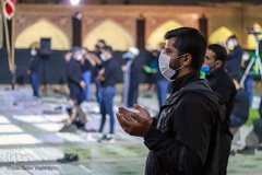 مراسم عزاداری شب سوم محرم در مسجد جامع زنجان