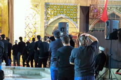 مراسم عزاداری شب سوم محرم در مسجد جامع زنجان