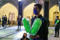 مراسم عزاداری شب سوم محرم در مسجد جامع زنجان