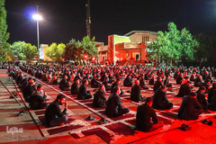 مراسم عزاداری شب عاشورا در زنجان