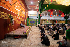 مراسم تحویل سال ۱۴۰۰ در حسینیه اعظم زنجان