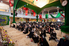 مراسم تحویل سال ۱۴۰۰ در حسینیه اعظم زنجان