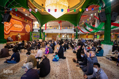 مراسم تحویل سال ۱۴۰۰ در حسینیه اعظم زنجان