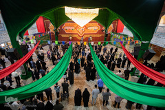 مراسم تحویل سال ۱۴۰۰ در حسینیه اعظم زنجان