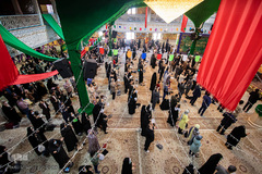 مراسم تحویل سال ۱۴۰۰ در حسینیه اعظم زنجان