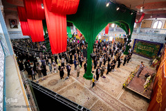 مراسم تحویل سال ۱۴۰۰ در حسینیه اعظم زنجان