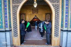 مراسم تحویل سال ۱۴۰۰ در حسینیه اعظم زنجان