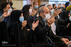 مراسم تحویل سال ۱۴۰۰ در حسینیه اعظم زنجان