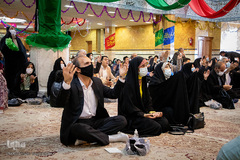 مراسم تحویل سال ۱۴۰۰ در حسینیه اعظم زنجان