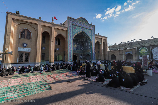 قرائت دعای عرفه در زنجان