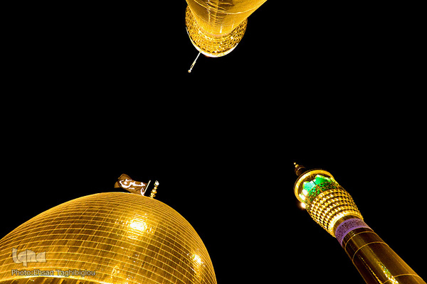 تعویض پرچم حسینیه اعظم زنجان‎‎