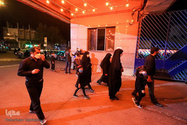 عزاداری شب ششم محرم- زنجان‎‎