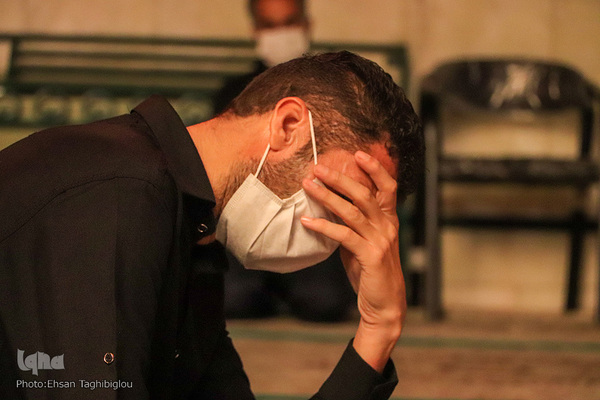 عزاداری شب هشتم محرم در حسینیه اعظم زنجان‎‎