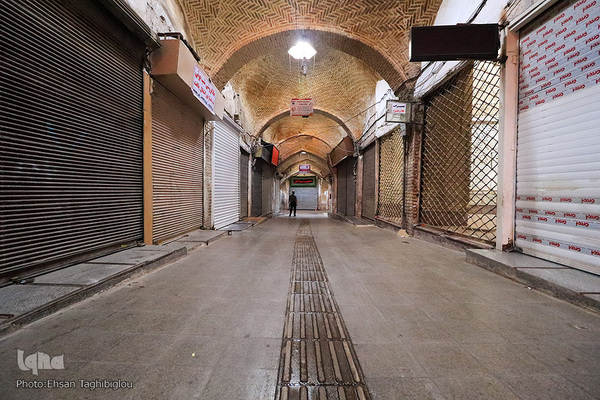 تعطیلی بازار زنجان