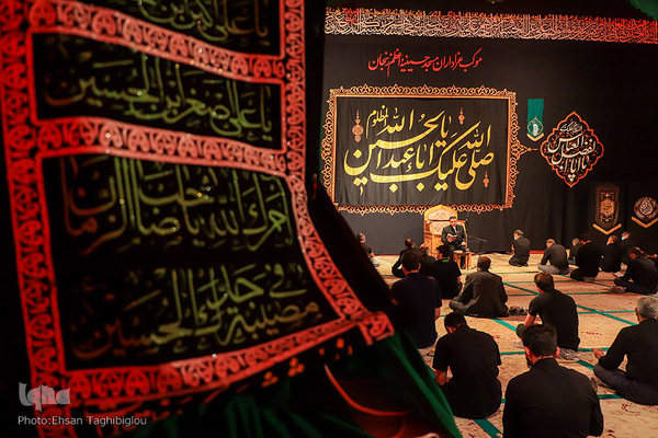 مراسم شام غریبان حسینی در زنجان‎‎