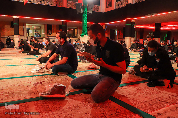 مراسم شام غریبان حسینی در زنجان‎‎