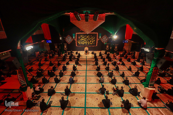 مراسم شام غریبان حسینی در زنجان‎‎