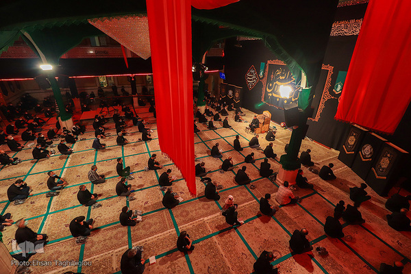 مراسم شام غریبان حسینی در زنجان‎‎