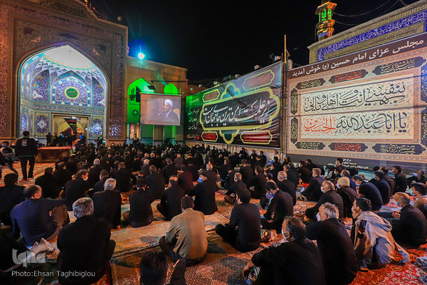 مراسم شام غریبان حسینی در زنجان‎‎