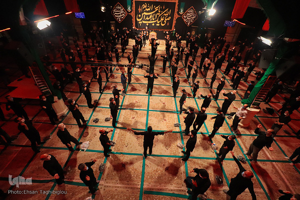 مراسم شام غریبان حسینی در زنجان‎‎