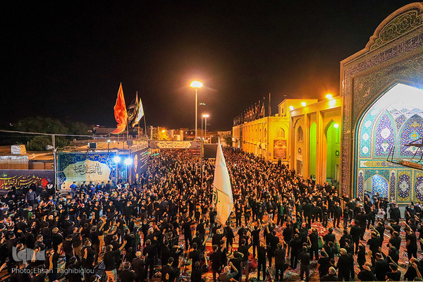 مراسم شام غریبان حسینی در زنجان‎‎