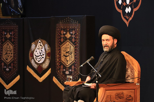 مراسم شب اربعین در حسینیه اعظم زنجان‎‎