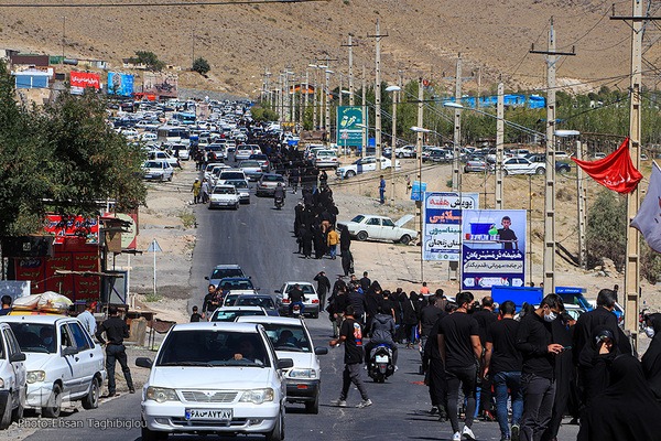 راهپیمایی جاماندگان اربعین در زنجان‎‎