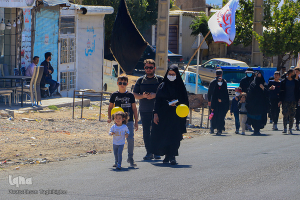 راهپیمایی جاماندگان اربعین در زنجان‎‎
