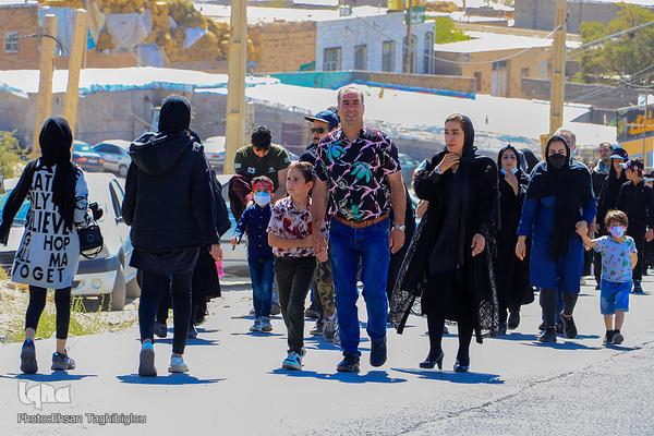 راهپیمایی جاماندگان اربعین در زنجان‎‎