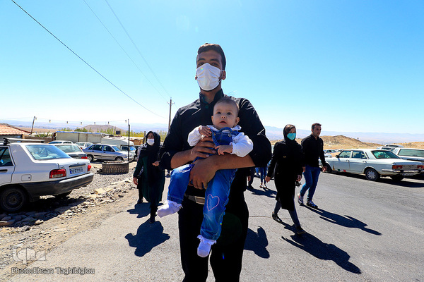 راهپیمایی جاماندگان اربعین در زنجان‎‎