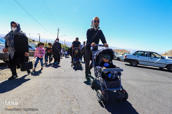 راهپیمایی جاماندگان اربعین در زنجان‎‎