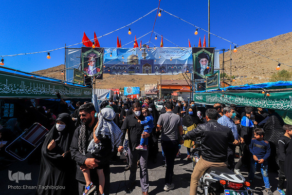 راهپیمایی جاماندگان اربعین در زنجان‎‎