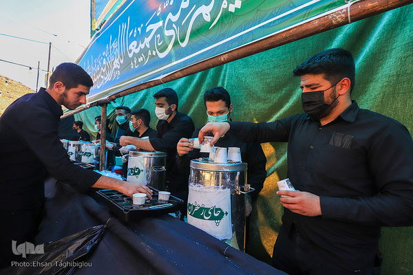راهپیمایی جاماندگان اربعین در زنجان‎‎