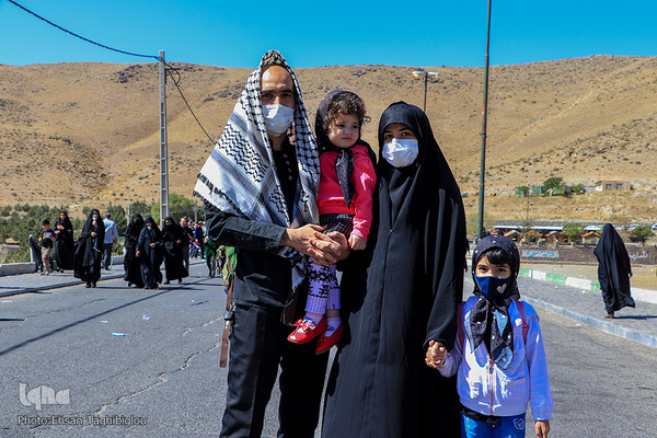 راهپیمایی جاماندگان اربعین در زنجان‎‎