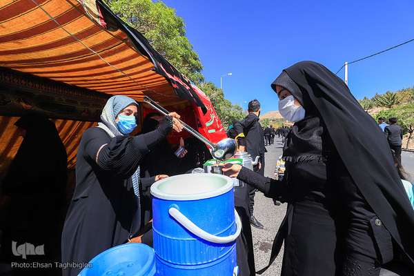 راهپیمایی جاماندگان اربعین در زنجان‎‎