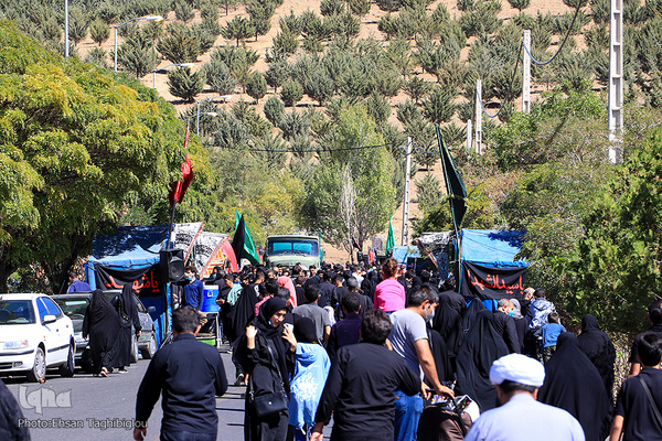 راهپیمایی جاماندگان اربعین در زنجان‎‎