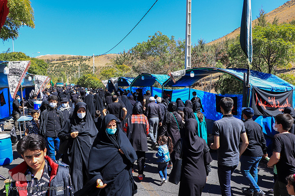 راهپیمایی جاماندگان اربعین در زنجان‎‎
