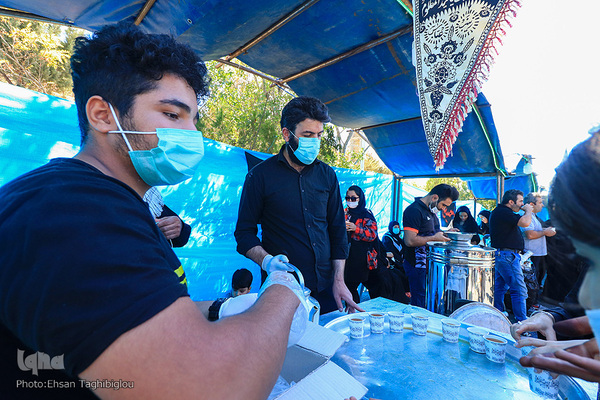 راهپیمایی جاماندگان اربعین در زنجان‎‎