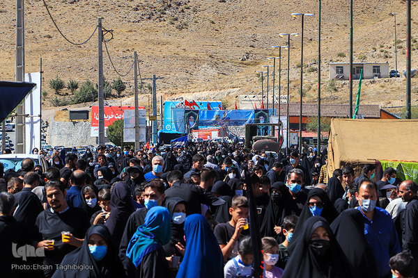 راهپیمایی جاماندگان اربعین در زنجان‎‎