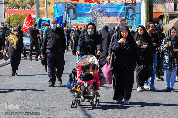 راهپیمایی جاماندگان اربعین در زنجان‎‎