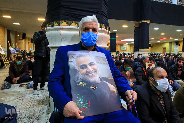 بزرگداشت شهید سلیمانی در زنجان‎‎